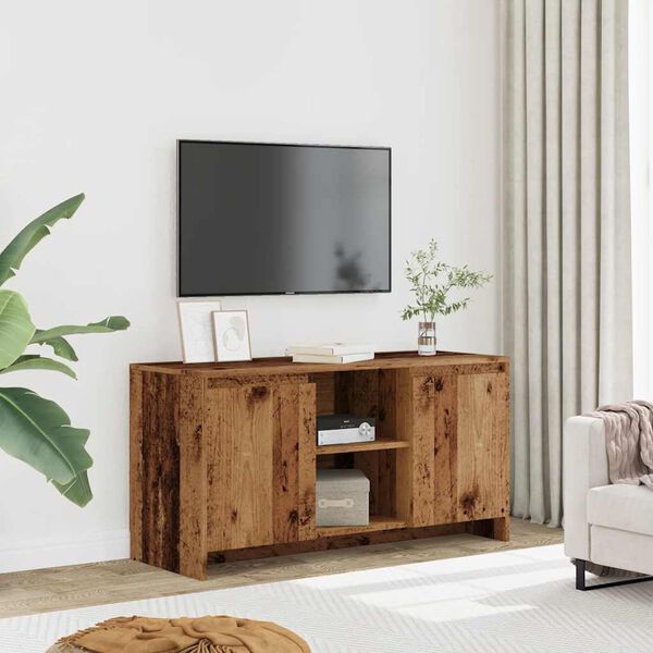 vidaXL TV omarica Old Wood 102x37,5x52,5 cm Inženirski les
