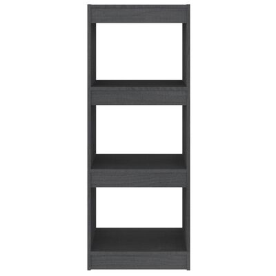 vidaXL Knjižna omara za razdelitev prostora siva 40x30x103,5 cm