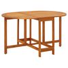 vidaXL Vrtna miza 130x90x72 cm trden akacijev les