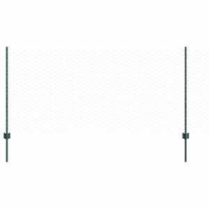 vidaXL Ograja z varjeno žico 50 x 1 m (&Scaron; x H) Jeklo s PVC premazom