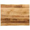 vidaXL Mizna plo&scaron;ča z naravnim robom 90x60x3,8 cm trden robusten mango