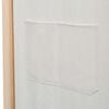 vidaXL Paravan 3-delni blago 120x170x4 cm krem