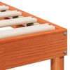 vidaXL Konstrukcija postelje Rjava 90 x 200 cm Masivno borovo les