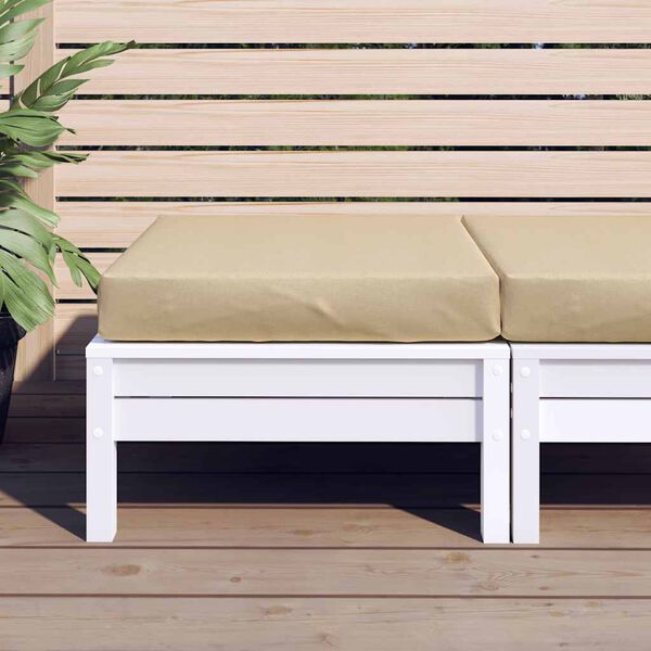 vidaXL Blazina za palete melanž bež 60x60x9,5 cm blago