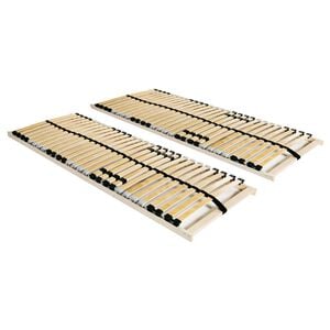 vidaXL Letveno posteljno dno 2 kosa z 28 letvicami 7 con 70x200 cm