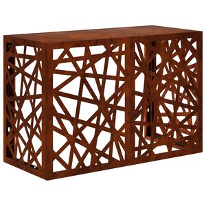 vidaXL Prekrivalo za klimatsko napravo Rjav 90 x 40 x 60 cm