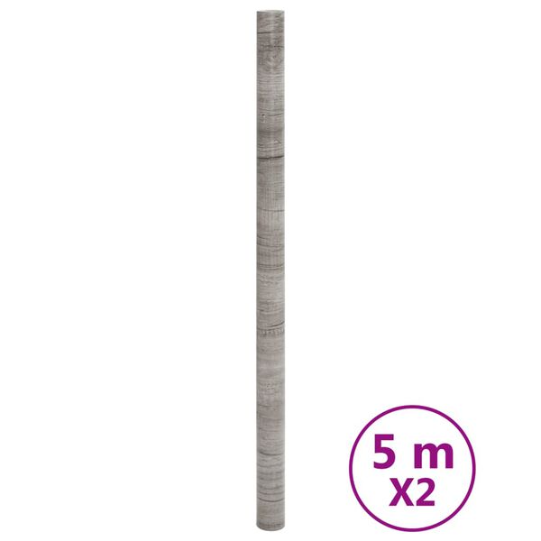 vidaXL Nalepke za pohi&scaron;tvo samolepilne videz lesa 90x500 cm PVC