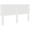 vidaXL Vzglavje Bela 180 cm Konstruiran les