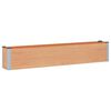 vidaXL Vrtna visoka greda Rjava 200 x 30 x 36 cm alu.
