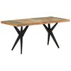 vidaXL Jedilna miza 160x80x76 cm trden predelan les