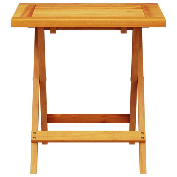 vidaXL Vrtna stranska mizica 40x40x40 cm trden akacijev les