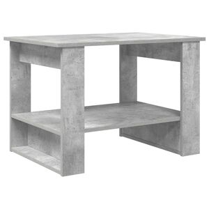 vidaXL Klubska miza Betonsko siva 72 x 50 x 50 cm Inženirski les