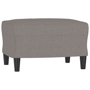 vidaXL Stolček za noge taupe 60x50x41 cm blago