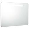 vidaXL LED kopalni&scaron;ka omarica z ogledalom 80x9,5x55 cm