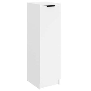 vidaXL Omarica za čevlje bela 30x35x100 cm konstruiran les