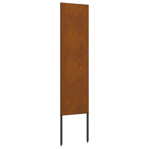 vidaXL Zaslon za zasebnost v vrtu Ureznine Rjav 32 x 140 cm