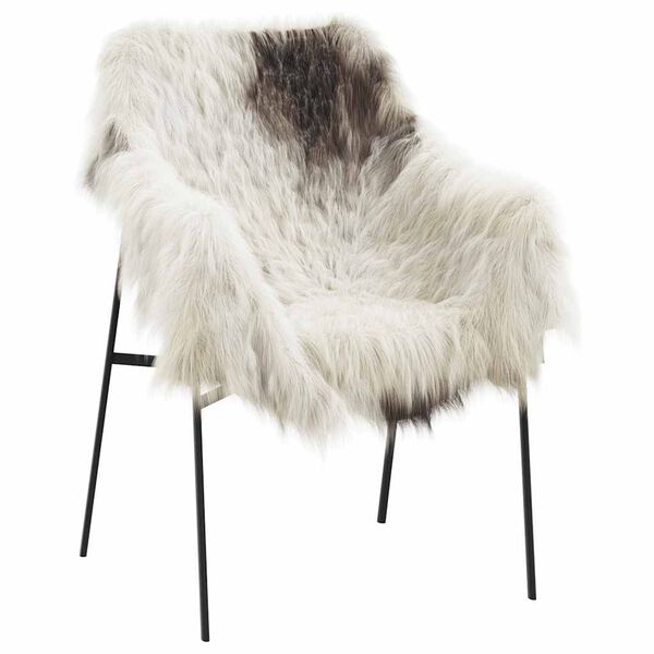 vidaXL Ovčja koža me&scaron;ane barve (60-70)x(90-100) cm