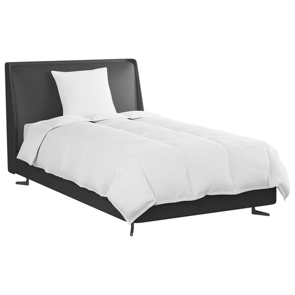 vidaXL Zimska posteljnina z blazino 2 pcs Bela Perje