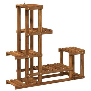 vidaXL Stojalo za rastline Naravna 93,5 x 25 x 91,5 cm