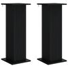vidaXL Stojalo za rastline 2 pcs Črna 30,5 x 30 x 80,5 cm