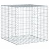vidaXL Gabionska ko&scaron;ara s pokrovom 100x100x100 cm pocinkano železo