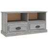 vidaXL TV omarica siva sonoma 93x35,5x45 cm inženirski les
