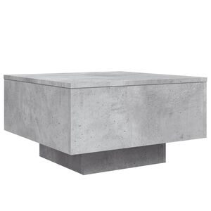 vidaXL Klubska mizica betonsko siva 55x55x31 cm inženirski les