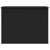 vidaXL Škatla za shranjevanje črna 60x42x46 cm inženirski les