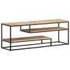 vidaXL TV omarica 130x30x45 cm robusten mangov les