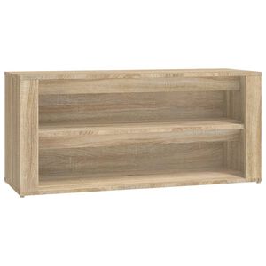vidaXL Regal za čevlje sonoma hrast 100x35x45 cm inženirski les