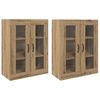 vidaXL Ogreti omarice 2 kos artisan hrast 69,5 x 34 x 90 cm