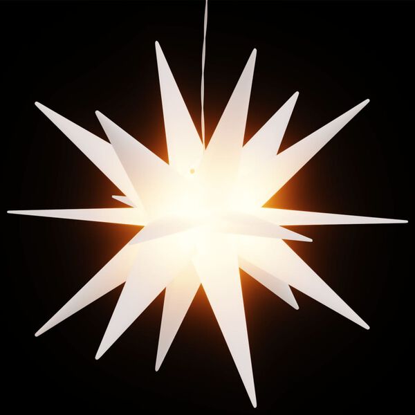 vidaXL Božične svetilke LED 3 kosi zložljive bele 100 cm