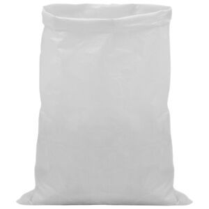 vidaXL Tkane vreče 50 kos Bela 30 x 45 cm PP