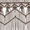 vidaXL Zavesa makrame taupe 140x240 cm bombaž