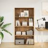 vidaXL Knjižna omara artisan hrast 80x30x152 cm inženirski les