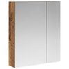 vidaXL Kopalni&scaron;ka ogledalna omara Star les 60 x 14,5 x 70 cm
