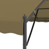 vidaXL Paviljon 4x3x2,6 m taupe 180 g/m²
