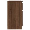 vidaXL Komoda s predalom rjavega hrasta 71x35x65 cm inženirski les