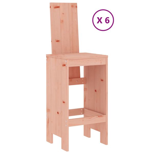 vidaXL Vrtna barska garnitura 7-delna trden les douglas