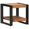 vidaXL Klubska miza Rjava 40 x 40 x 38 cm Masiven les akacije