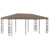 vidaXL Paviljon 6x3 m taupe blago