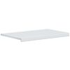 vidaXL Okenski nadstre&scaron;ek Bela 100 x 50 x 4,5 cm PVC