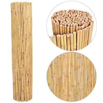 vidaXL Ograja iz bambusa 300x130 cm