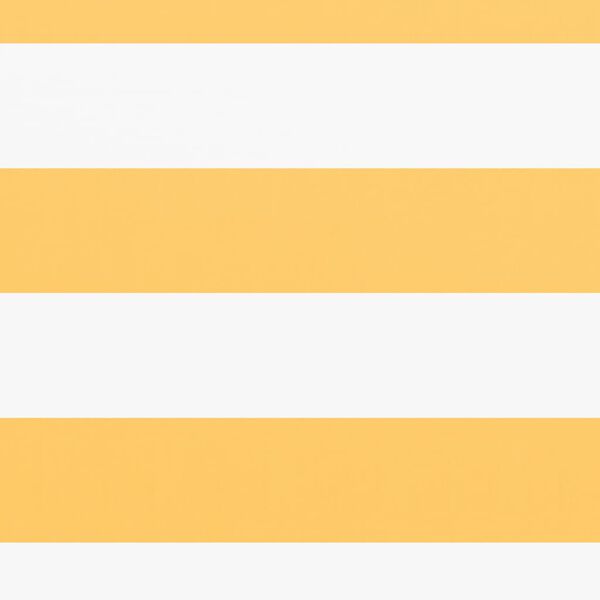 vidaXL Balkonsko platno belo in rumeno 120x400 cm oksford blago