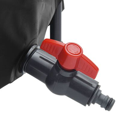 vidaXL Rezervoar za vodo s pipo zložljiv 500 L PVC