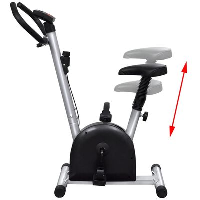 vidaXL Sobno kolo za fitnes s sedežem