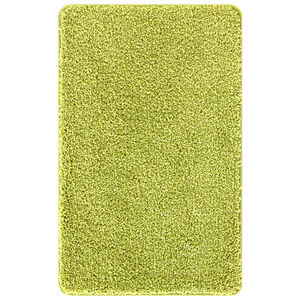 vidaXL Protivdrsna preproga za kopalnico Zelena 50 x 80 cm PP