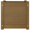 vidaXL Vrtno cvetlično korito 2 kosa medeno rjavo 40x40x40 cm borovina