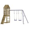 vidaXL Zunanje igralo impregnirana borovina
