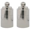 vidaXL Obeski za svetilke 2 kosa Satin Nickel E27